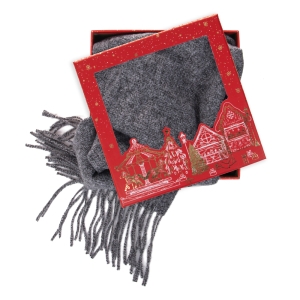 Подаръчен комплект - Дамски шал 100% Кашмир - Gift 312