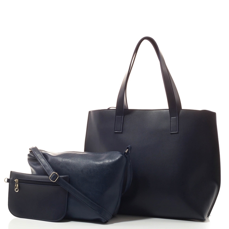 Дамска чанта 3в1 Софи 1519-24 - Тъмно синя
