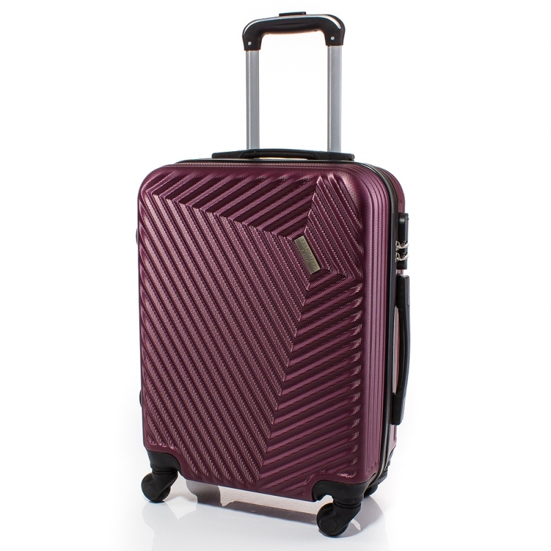 Куфар за ръчен багаж 52/35/20 с колелца 360° T1002-27 - Кафе