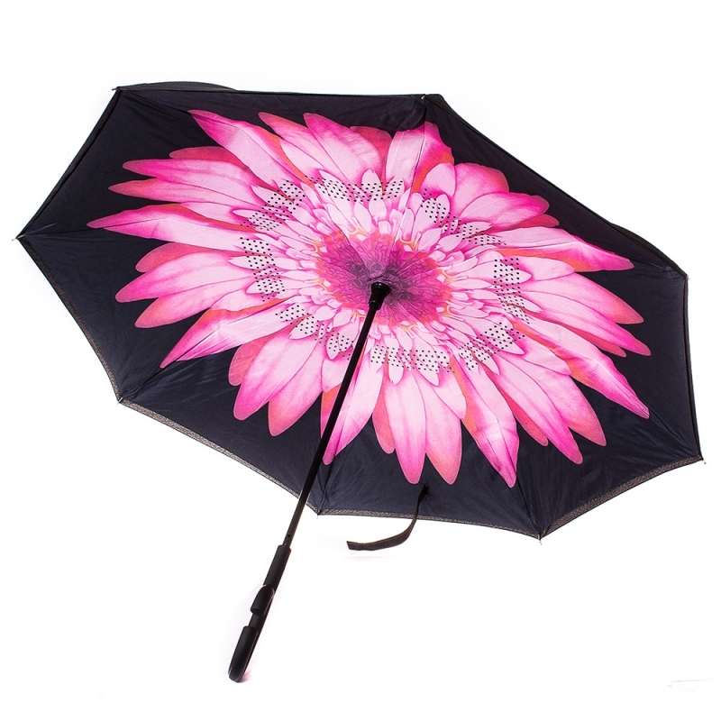Обърнат дамски чадър, Двупластов U1003-00 - Цветен