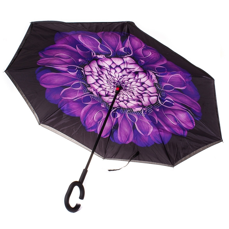 Обърнат дамски чадър, Двупластов U1005-00 - Цветен