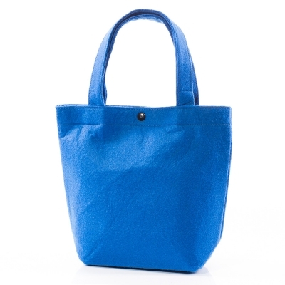 Вълнена чанта 1387-04 - Синя