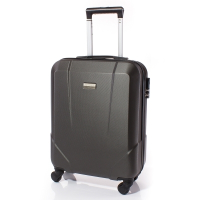 Куфар за ръчен багаж 54/37/20 с колелца 360° T1001-34 - Тъмно сив