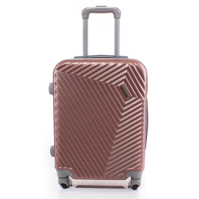 Куфар за ръчен багаж 52/35/20 с колелца 360° T1002-08 - Черен 