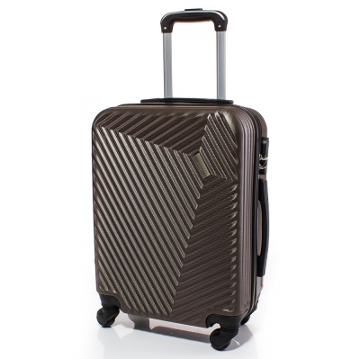 Куфар за ръчен багаж 52/35/20 с колелца 360° T1002-12 - Златист