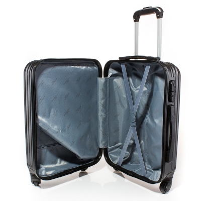 Куфар за ръчен багаж 52/35/20 с колелца 360° T1002-23 - Бордо