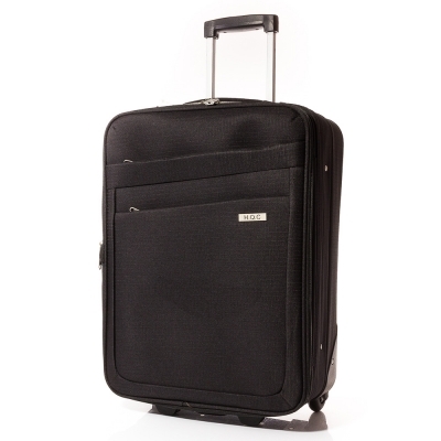 Куфар за ръчен багаж 55/37/18  T1004-08 - Черен