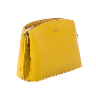 Дамска чанта през рамо David Jones 6308-113 - Жълт