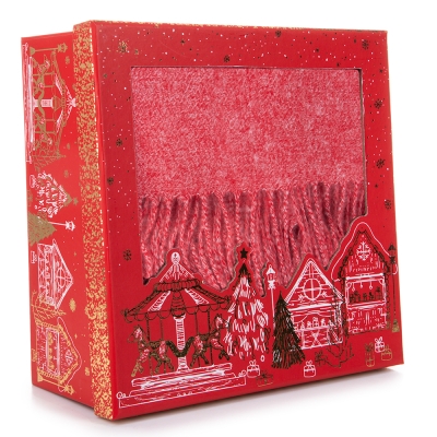 Подаръчен комплект - Дамски шал 100% Кашмир - Gift 314